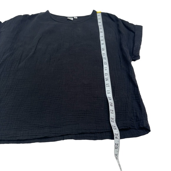 GAP True Black Gauzy Tee Short Sleeve Round Neck Size S - Picture 9 of 11